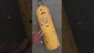 High pressure cylinders are no joke! #Scrap-Life #recycle #recycling #business #entrepreneur #work