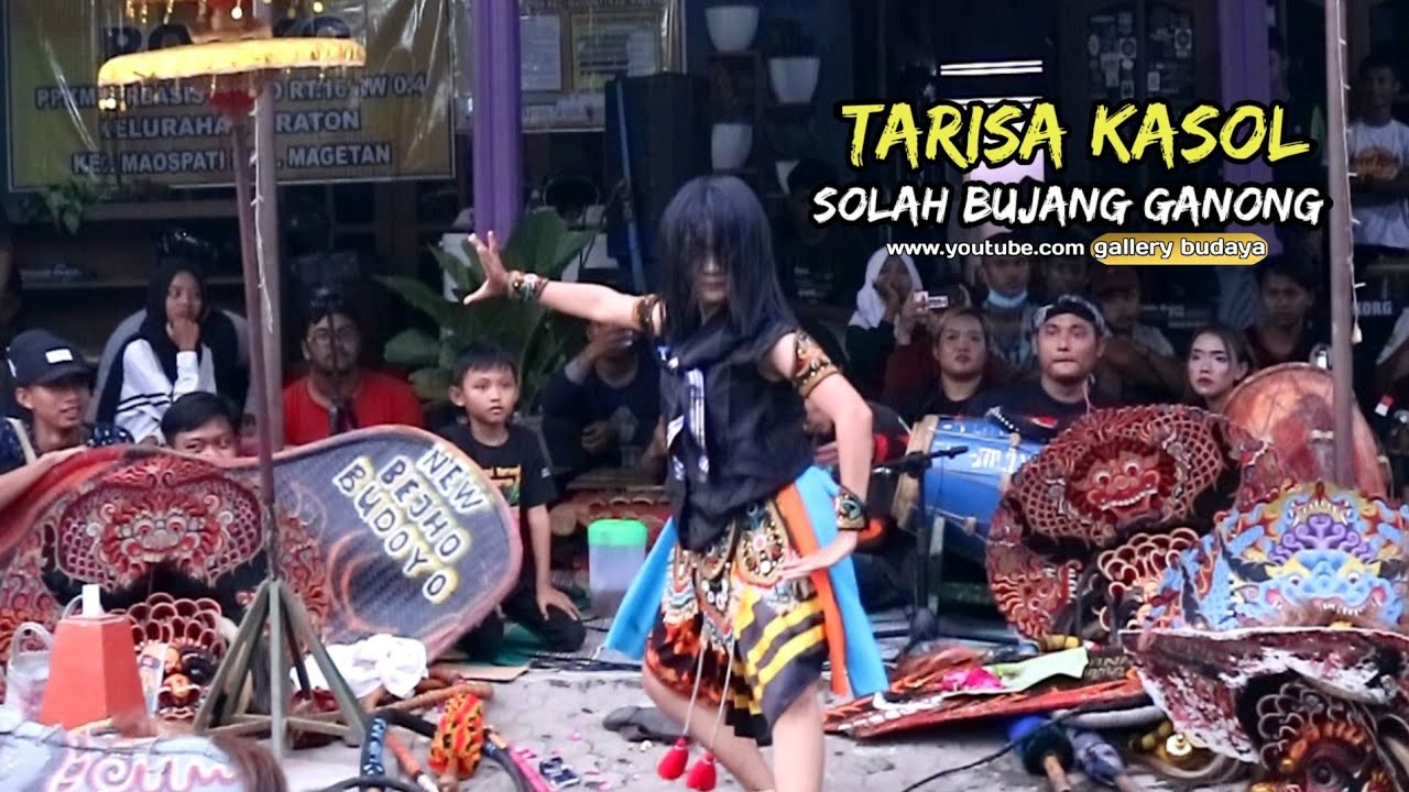 SKIL KEREN,TARISA KASOL PACAR BAYU KENDANG REOG SOLAH BUJANG GANONG