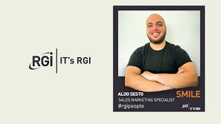 We Meet Aldo Sesto, Sales Marketing Specialist At Rgi
