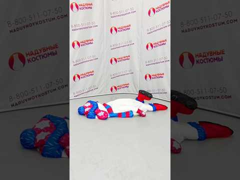 Подготовка к новому году! Надувной костюм снеговика для взрослых #новыйгод #снеговик