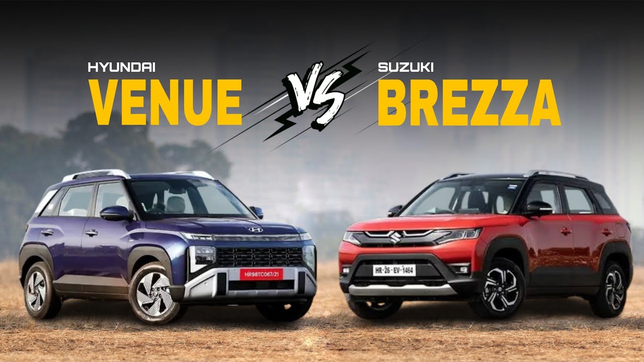 Новый Hyundai Venue 2025 против Maruti Brezza | Какой внедорожник выгоднее по соотношению цены и ...