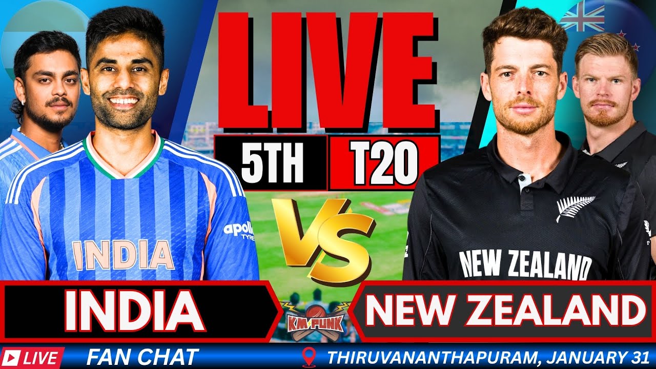 IND vs NZ Live: India vs New Zealand LIVE 5th T20 | Live match score ...