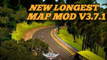 NEW LONGEST MAP MOD|v3.7.1|ETS 2 LEVEL MAP MOD