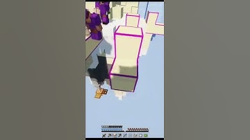 20 block block extension with shaders #minecraft #shorts