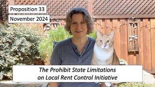 Prop 33 – the Prohibit State Limitations on Local Rent Control Initiative
