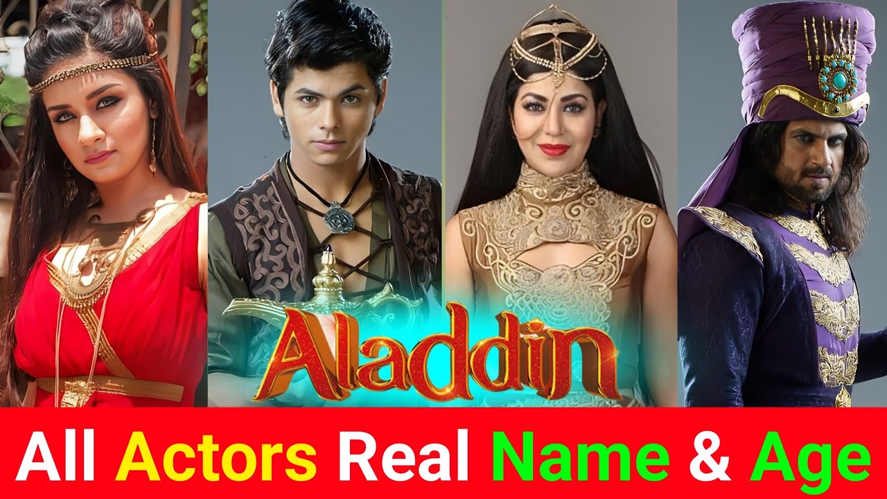 अलादीन के सभी क़िरदार | aladdin all characters real name | siddharth nigam  | Educational Bollywood - YouTube