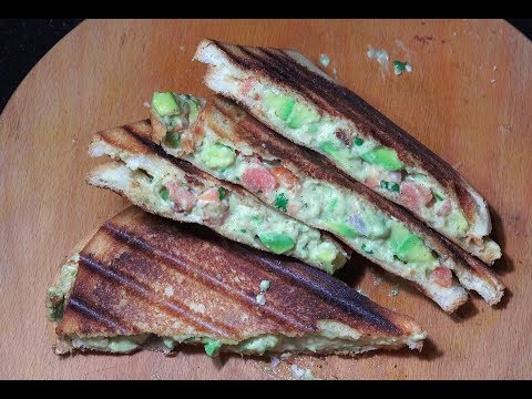 Avocado Tomato Grilled Cheese Sandwich