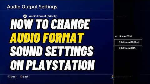 How To Fix PS4 No Sound on TV or Headphones New Method