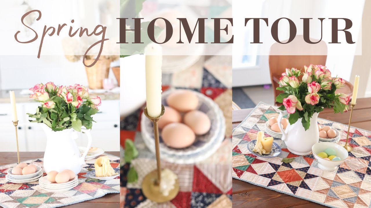 SPRING HOME TOUR 2023 | EASTER FARMHOUSE DECOR - YouTube