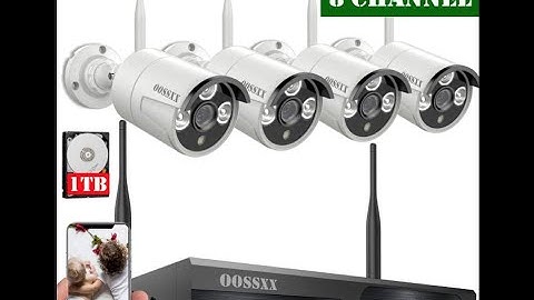 OOSSXX Security Wireless Camera System Review