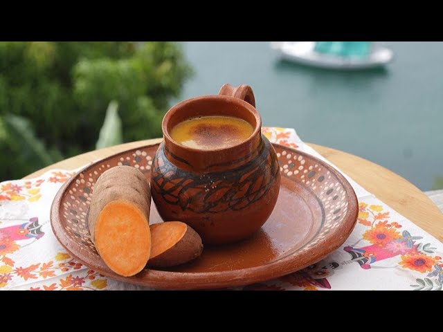 ATOLE DE CAMOTE SABROSO Y FÁCIL - YouTube