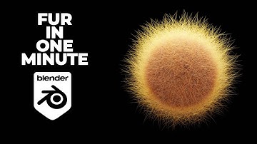 Fur in Blender in one minute