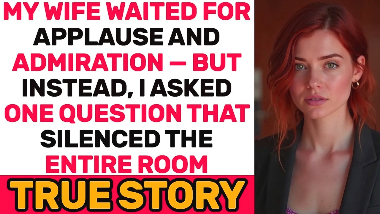 My Wife Waited For Applause — But Got A Question That Silenced The Whole Room
