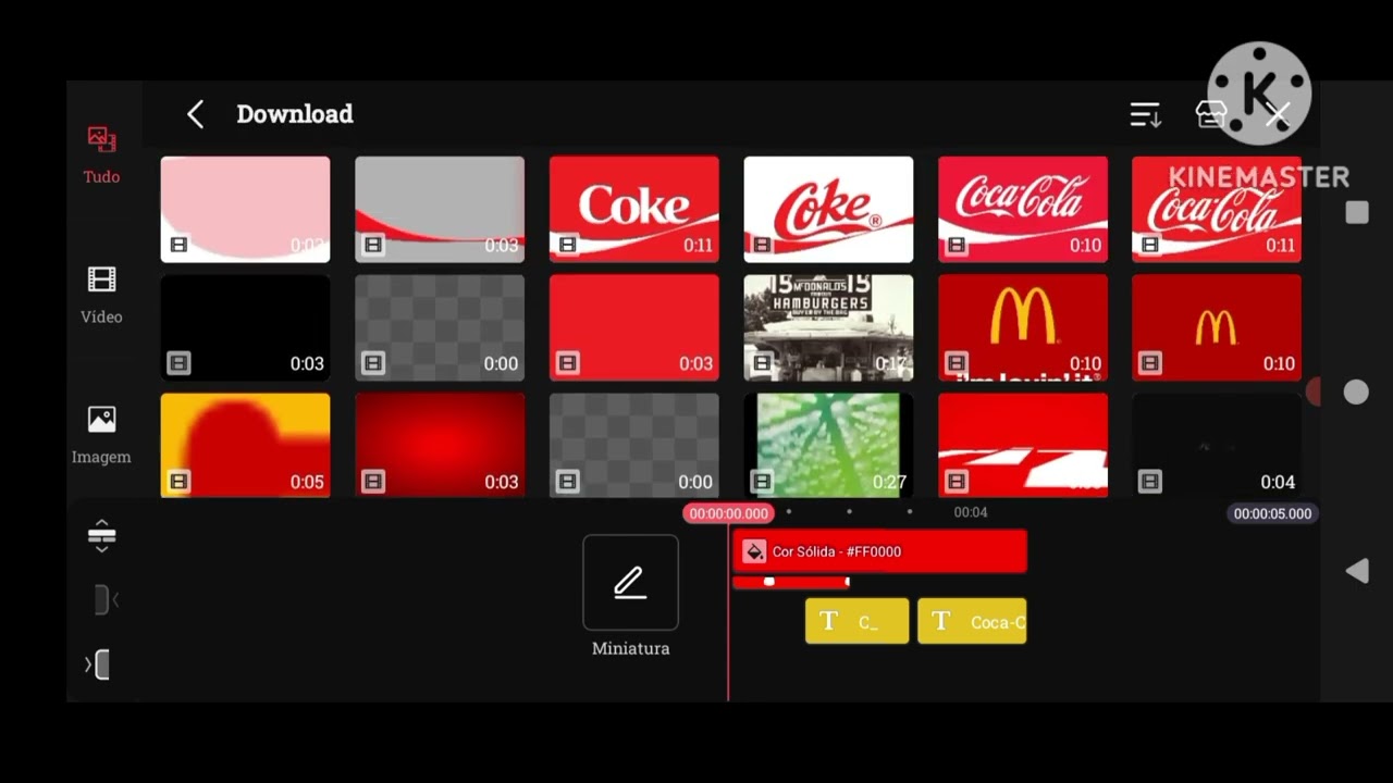 Coca-Cola Logo Remake Kinemaster Speedrun Be Like