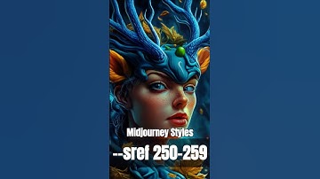 MidJourney Style Reference Codes (sref) 250-259: Unlock 10 Unique AI Art Styles #Midjourney #sref