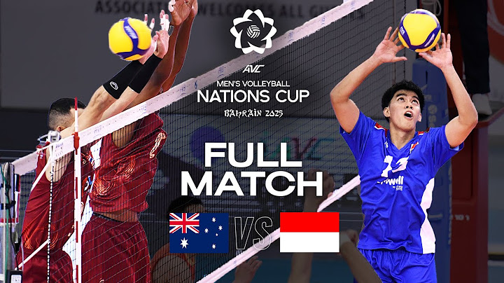 Australia vs. Indonesia - Playoffs | Final Rank 5-6 | AVC Men's Nations Cup 2025