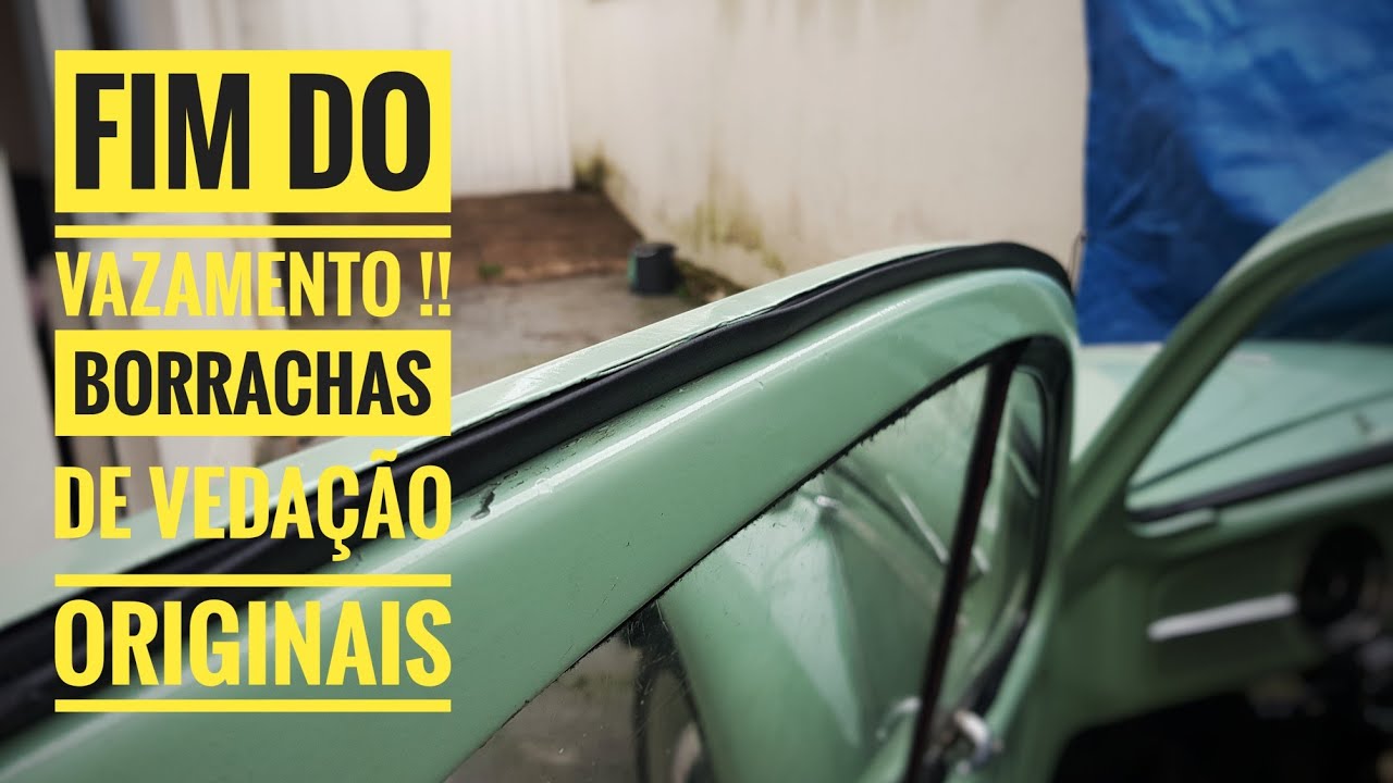 FAÇA VOCÊ MESMO ! TROCA DE BORRACHA DE PORTA DO FUSCA.