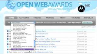 Vote for Maureen Johnson in Mashable's 2009 Open Web Awards!