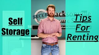 Things to 'consider' when renting a Storage Unit