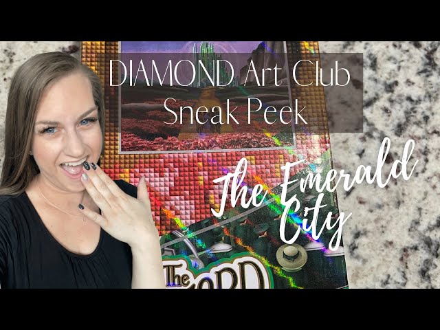 UNBOXING: Diamond Art Club Emerald City Wizard of Oz Diamond painting kit 