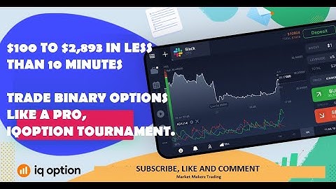TRADE BINARY OPTION LIKE A PRO. IQ OPTION TOURNAMENT. $100 TO $2,862 IN LESS THAN TEN MIN.