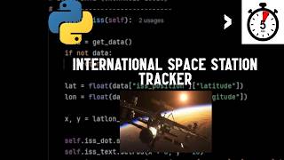 How to make the BEST ISS tracker using Python in under five minutes!