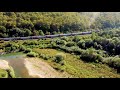 Relax video. Krasnodar region. Russia. Flight over the river. Горячий ключ. Полет над речкой.