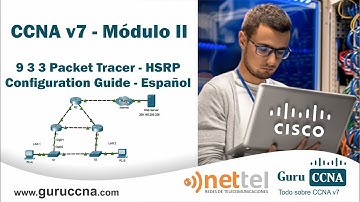 CCNA II v7: 9.3.3 Packet Tracer - HSRP Configuration Guide - Español