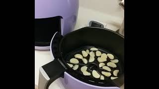 Fried Garlic in the Air Fryer #shorts