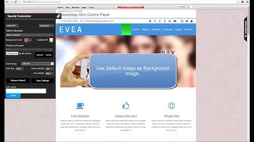 Evea Dotnetnuke Skin - Customizer Intro - SpeedyApplication.com