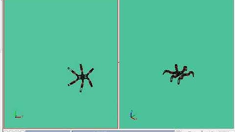 adaptive walking gait for hexapod following a circular path