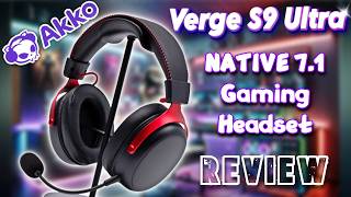 7.1 Surround Sound Gaming Headset That Works With EVERYTHING - Verge S9 Ultra Review