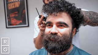 He Got A Hair Beard Transformation After Struggling To Go The Barbers