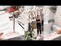 *productive* sunday reset routine! | cleaning my apartment, planning my week, laundry & more!