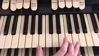 She Wandered Through the Garden Fence - Procol Harum - Organ solo demo