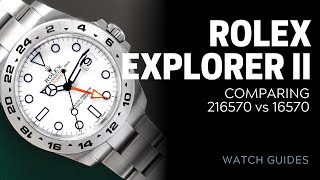 rolex explorer 16570 vs 26570