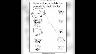 matching shapes for pre school worksheet #shortvideo #youtubeshorts