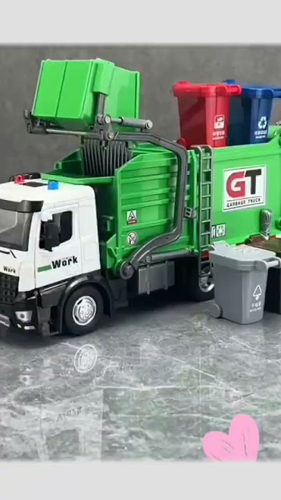 Truck Sampah hijau #automobile #truk #truksampah #shorts #elvano_official