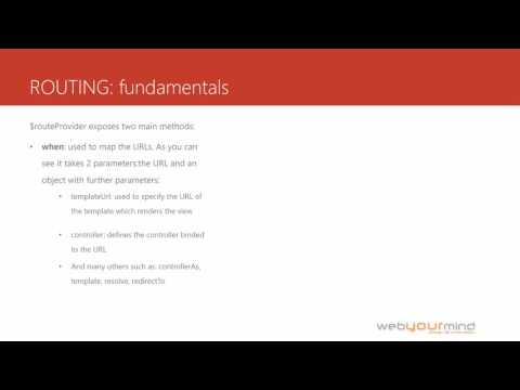 03 Routing and Templating in AngularJs - 002 Routing HTML5 Mode