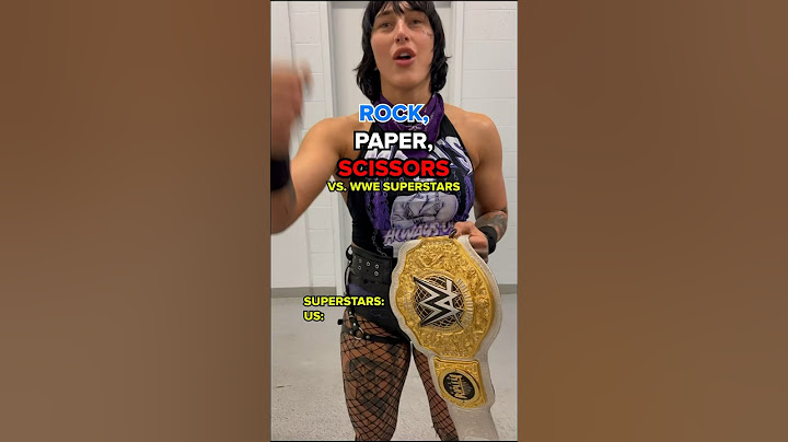 Rock, Paper, Scissors with WWE Superstars! 🪨📄✂️👀
