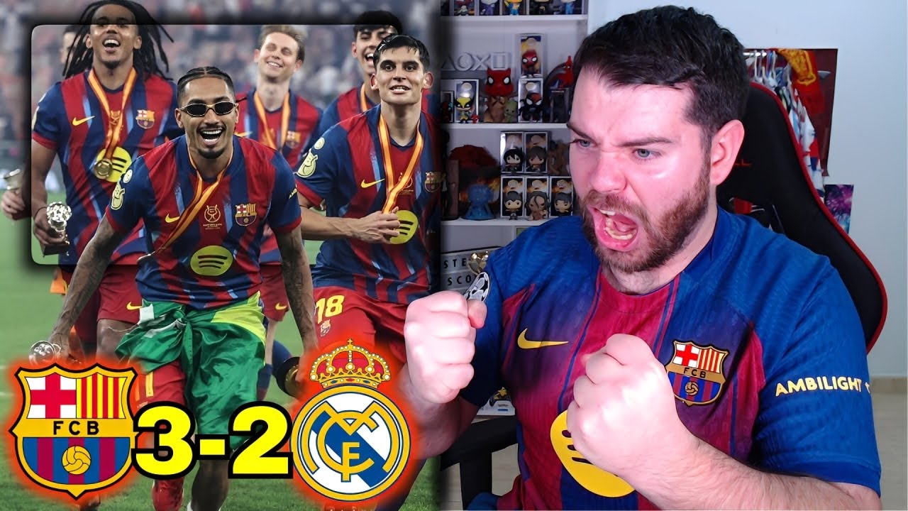 CULÉ REACCIONA al FC BARCELONA 3-2 REAL MADRID | El Clásico | FINAL ...