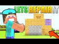 I Repaired Mythpat's Broken House in Minecraft