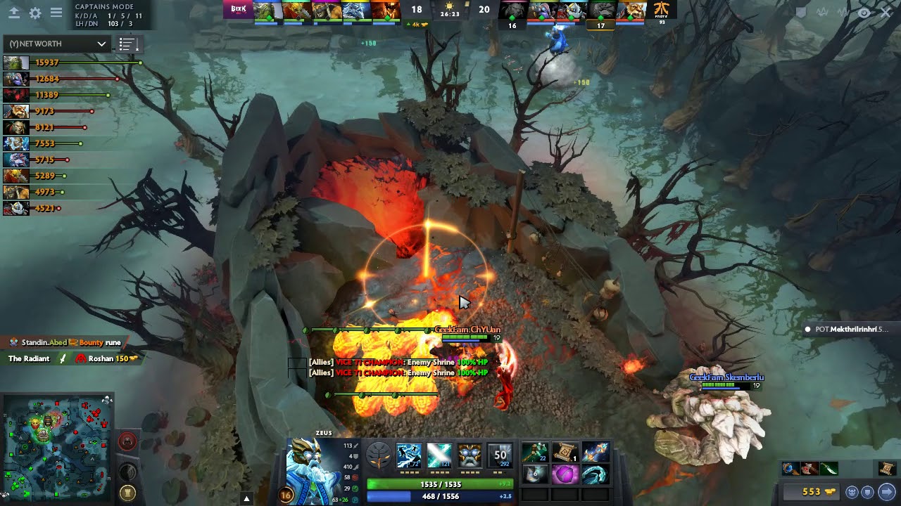 Geek Fam VS Fnatic ESL ONE 2018 POWERED BY INTEL Highlights