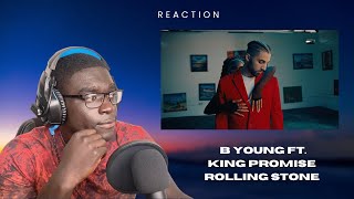 B Young FT. King Promise- Rolling Stone is a Vibe 🔥🔥!!!│U.S. Ghanaian Reaction.🇬🇭🇺🇸