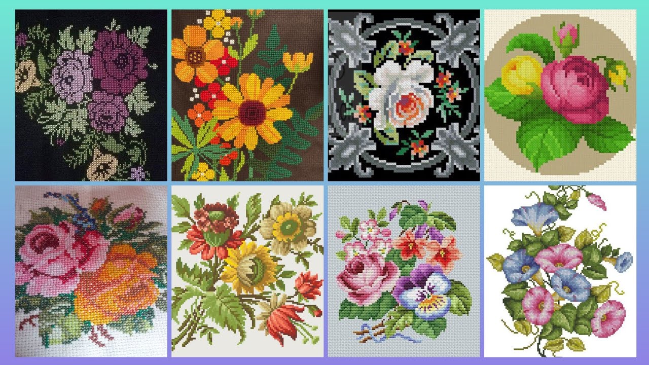 Великолепные схемы для вышивки крестом / счетная вышивка 