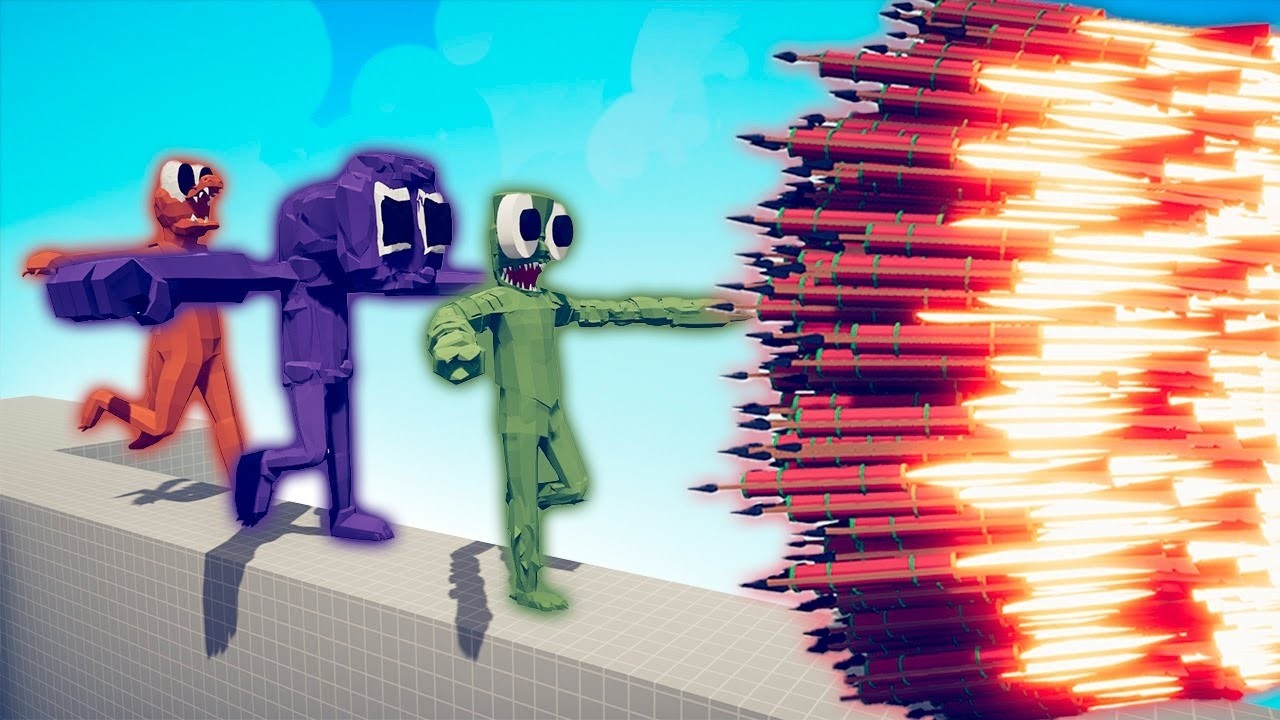 GIANT RAINBOW FRIENDS vs EVERY GOD - TABS