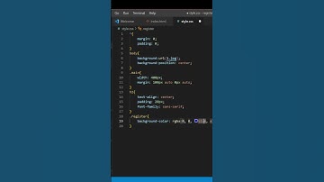 Create a Registration Form with html and css. #html #css #login_form #coding #viral #video #reels