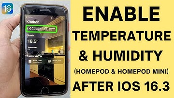 How to Enable Temperature and Humidity Sensors on Homepod Mini