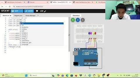 Praktikum 7(LED) dasar pemrograman. 