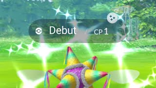 Finally I caught my new debut Shiny after 500+ checks..... 🤗 Pokemon go